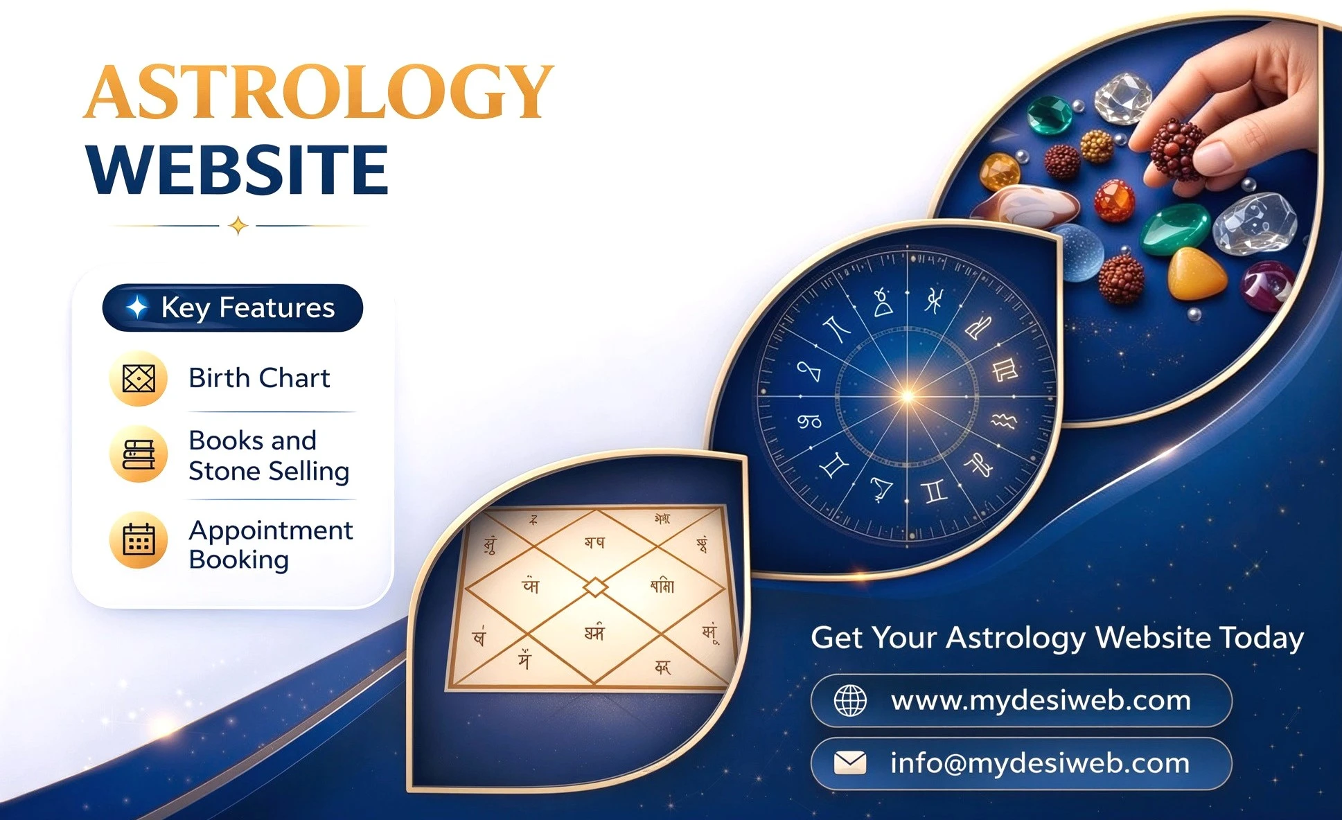 Professional Astrology Website Design for Astrologers, Pandits & Consultants