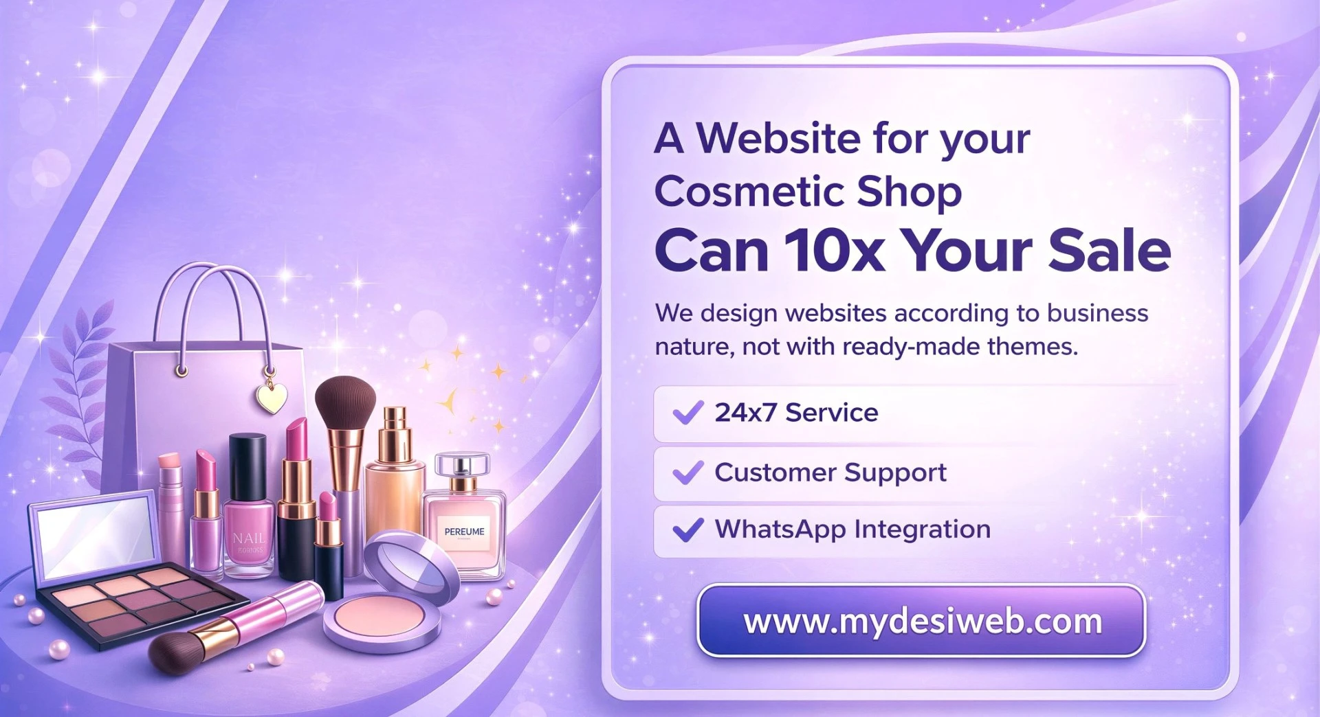 Cosmetic Shop Website Design - Boost Your Sales 10x Online