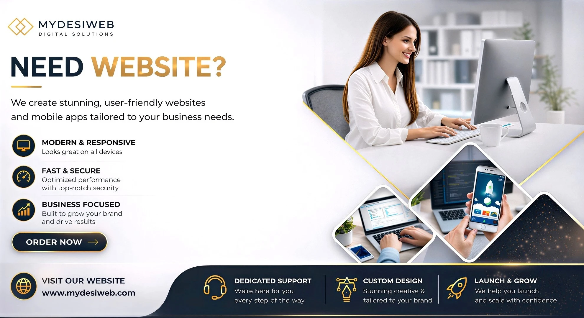 Best Website Development Company in Andhra Pradesh - Professional Websites, Mobile Apps & Digital Solutions for Local Businesses | MyDesiWeb