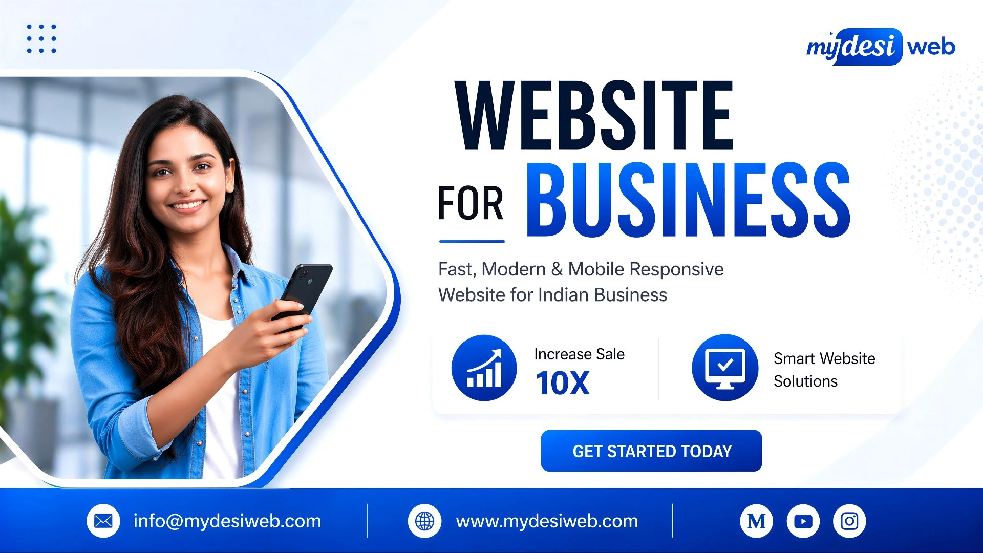 Best Website Development Company in Kerala - Fast, Modern & Mobile Responsive Websites for Kerala Businesses | MyDesiWeb