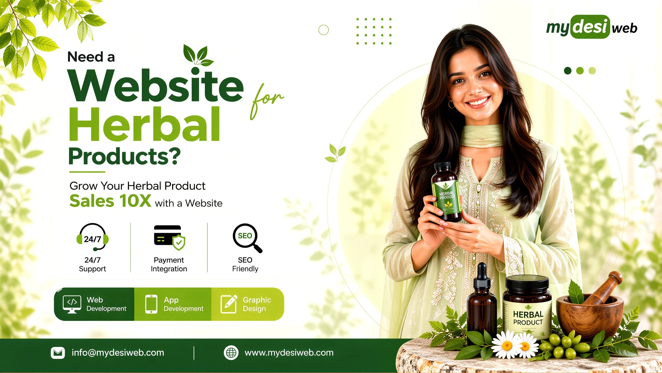 Why Every Herbal Products Business in South India Needs a Professional Website in 2025