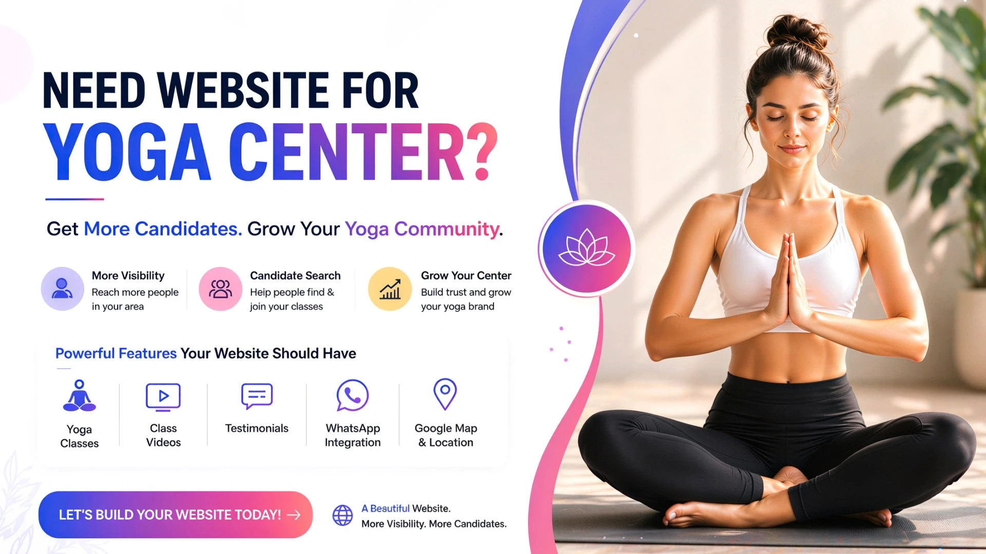 Why Every Yoga Center in India Needs a Professional Website