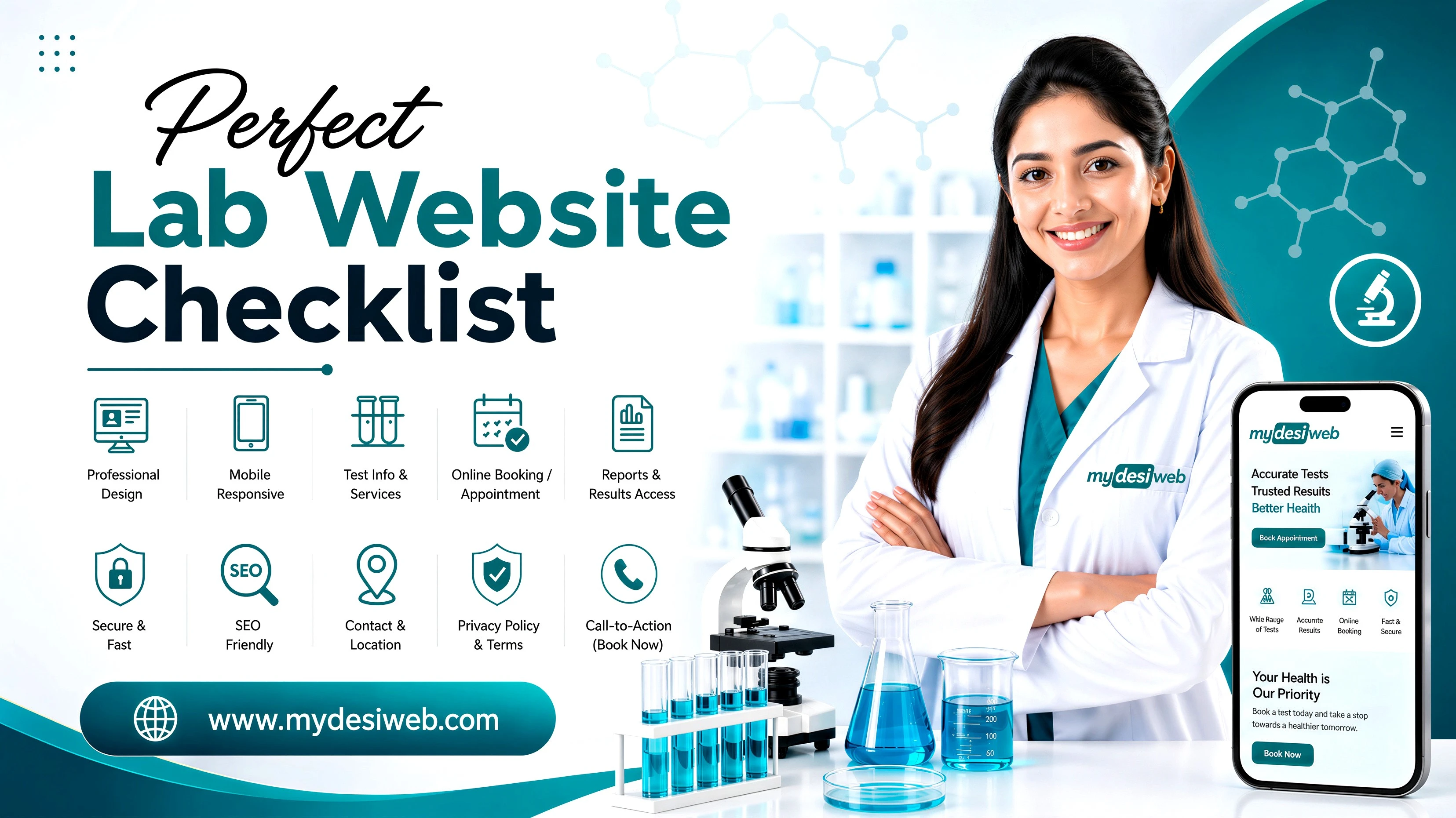 What Should a Medical Lab Website Have? Complete Checklist for Indian Labs
